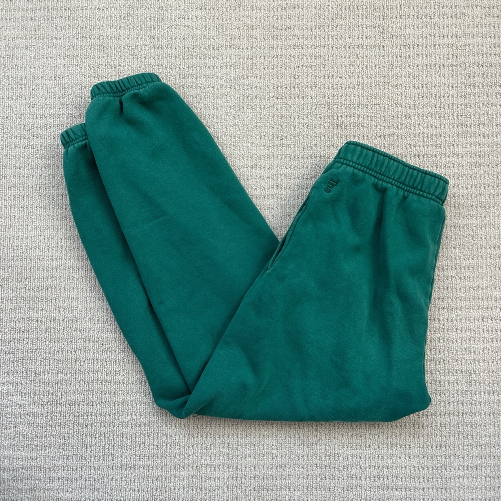TNA cozy fleece boyfriend sweatpants